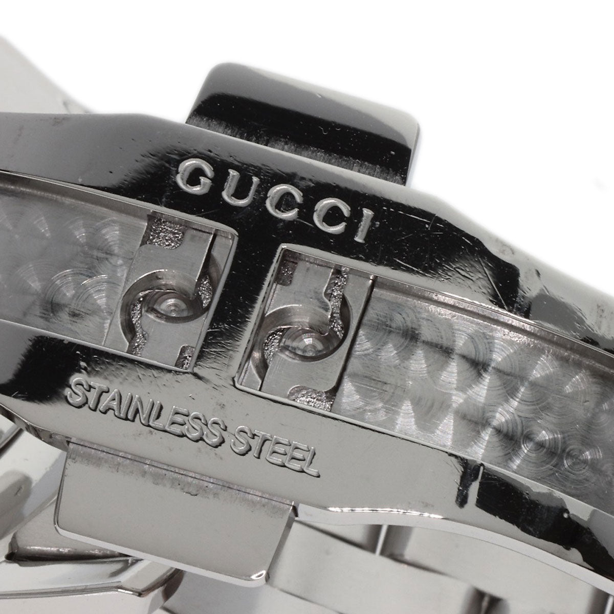 GUCCI Watches Quartz Stainless Steel , Stainless Steel Silver 5500XL black dial mens Used