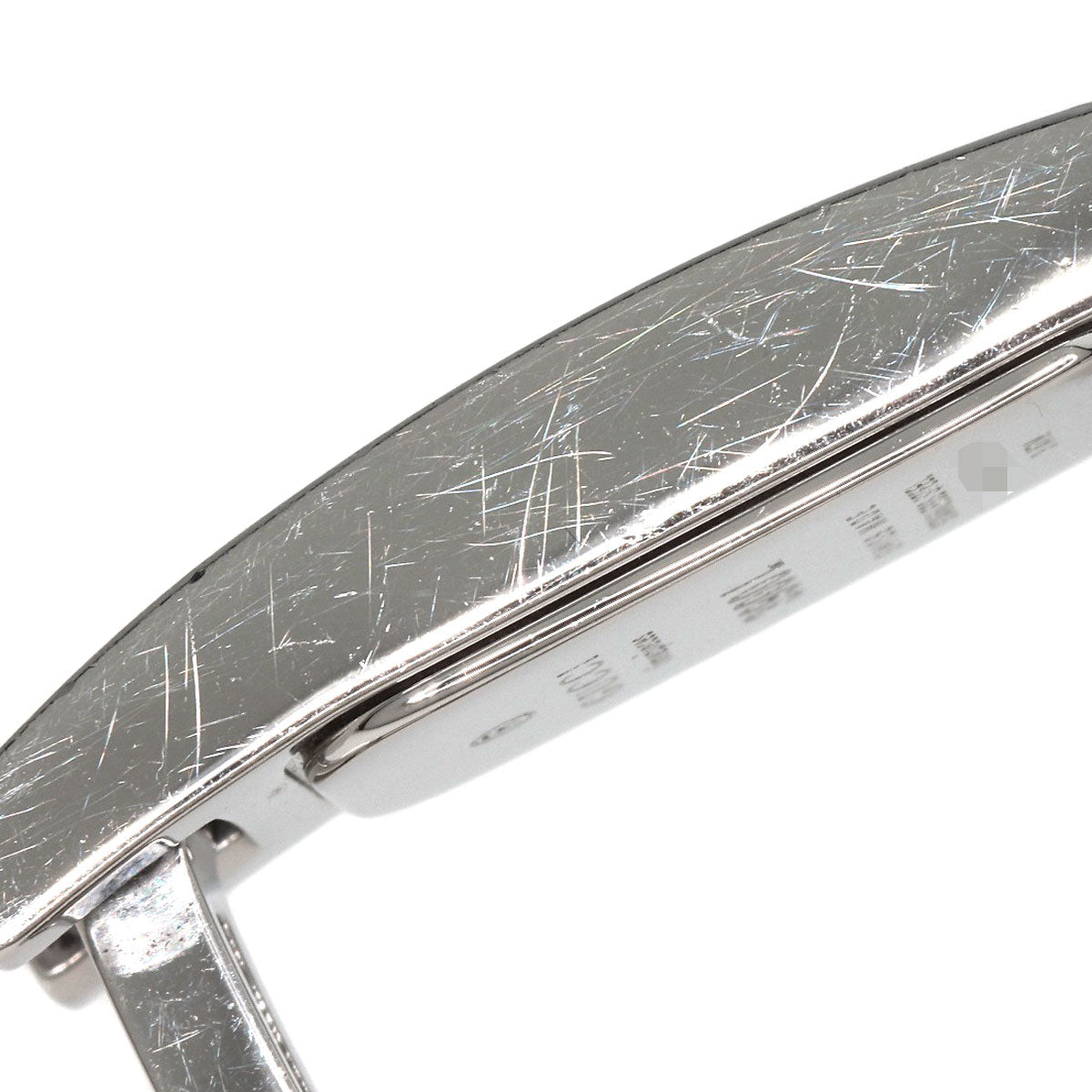 GUCCI Watches Quartz 3900L Stainless Steel , Stainless Steel Silver Square face gray dial Women Used