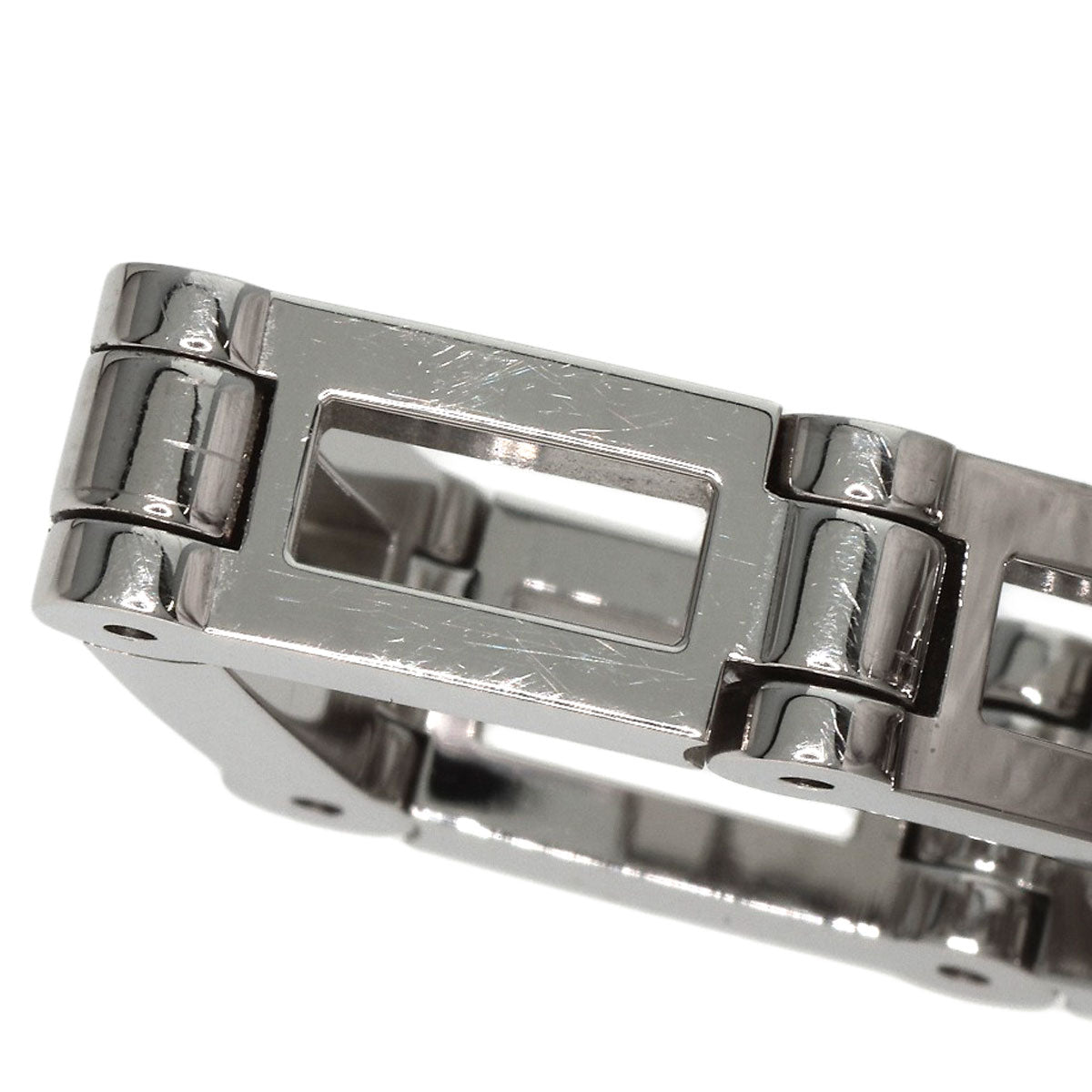 GUCCI Watches Quartz 3900L Stainless Steel , Stainless Steel Silver Square face gray dial Women Used