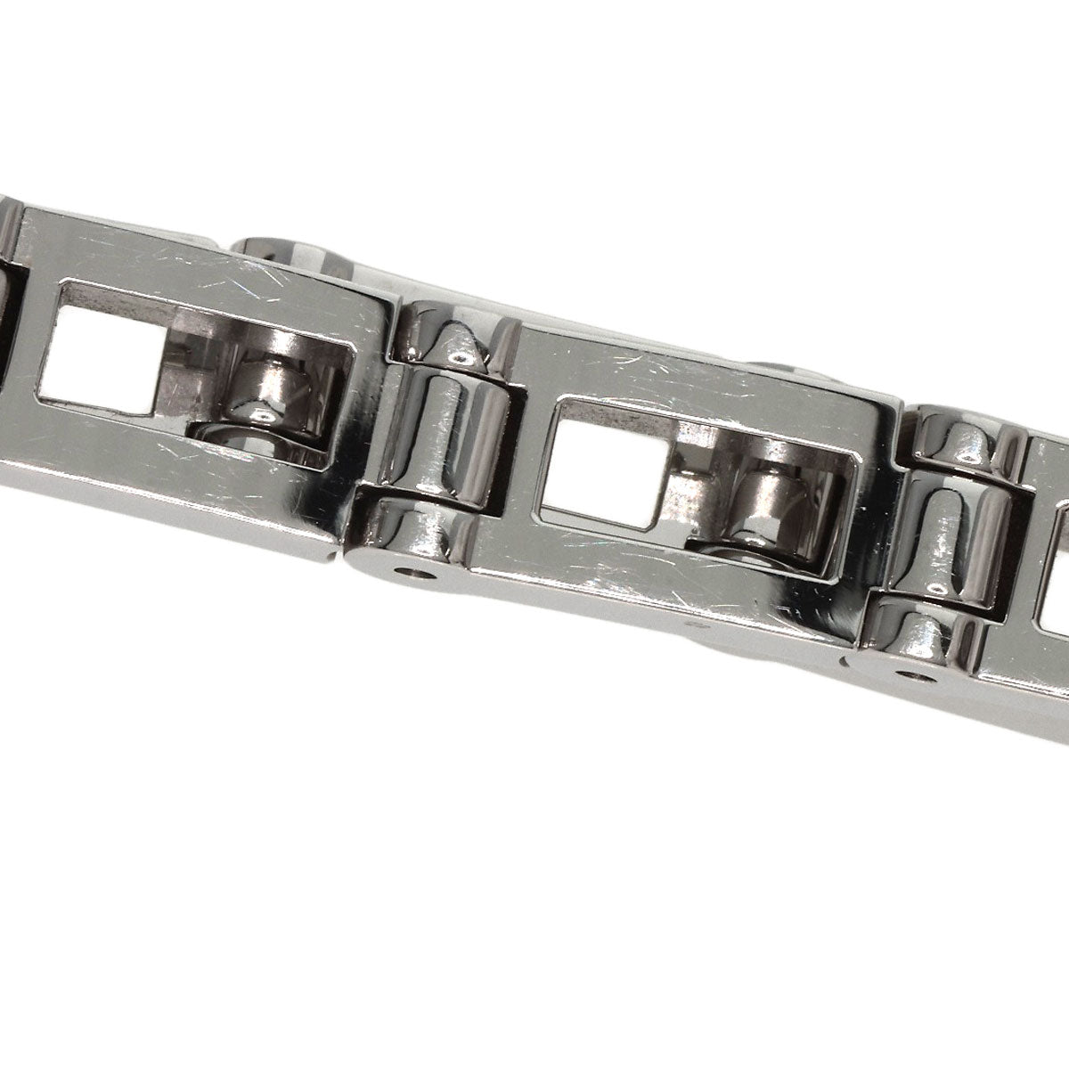 GUCCI Watches Quartz 3900L Stainless Steel , Stainless Steel Silver Square face gray dial Women Used