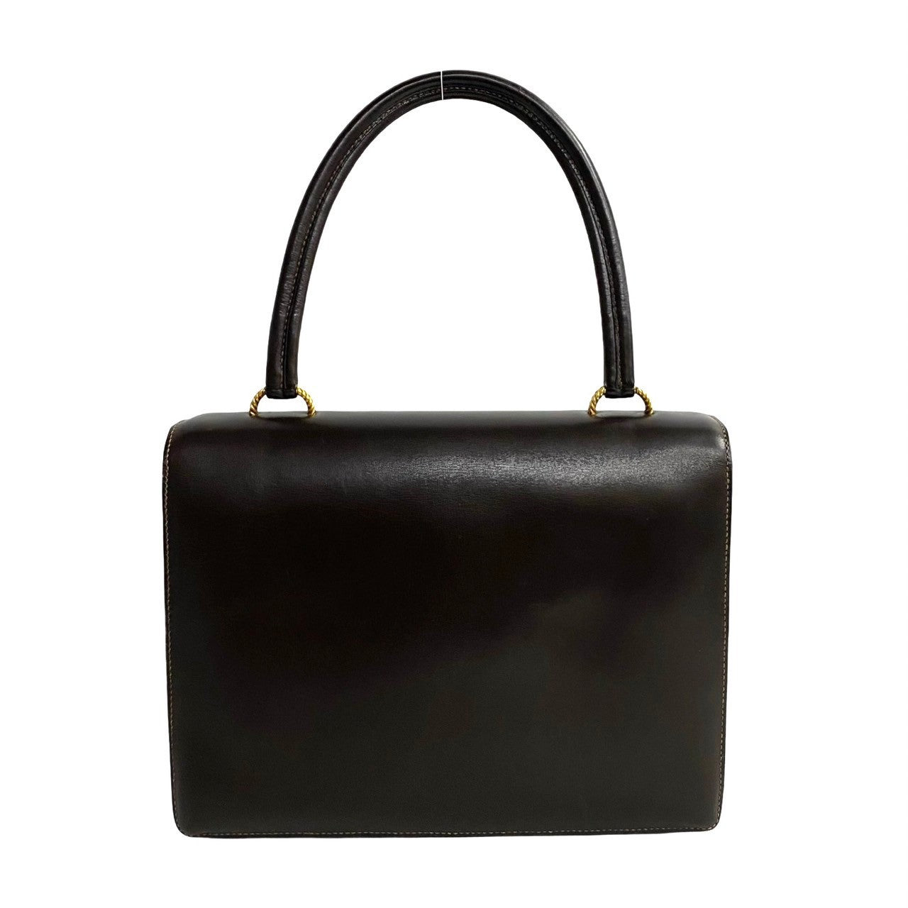 HERMES Handbag leather Brown Vasco