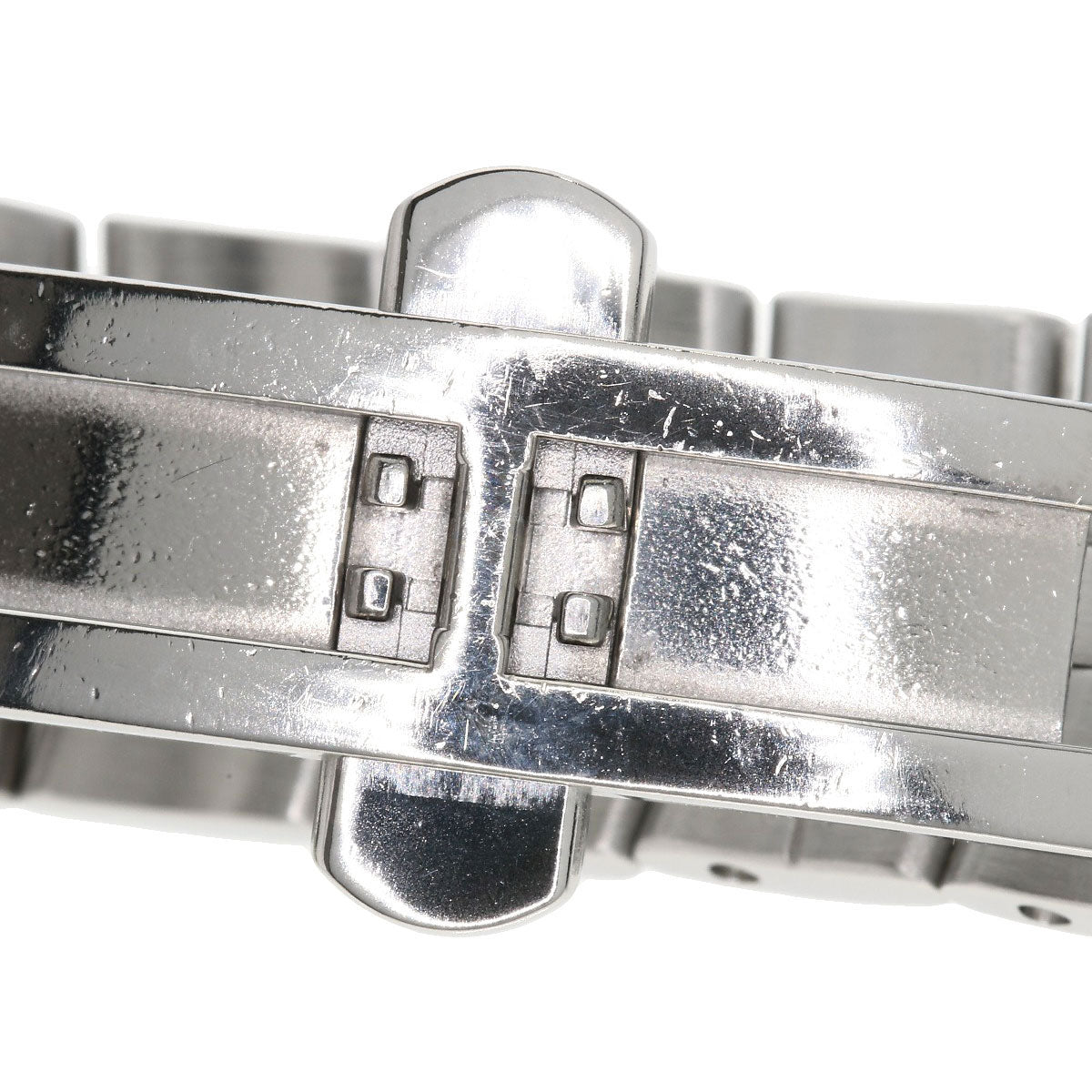 GUCCI Watches Quartz 5500L Stainless Steel , Stainless Steel Silver Round face Silver dial Women Used