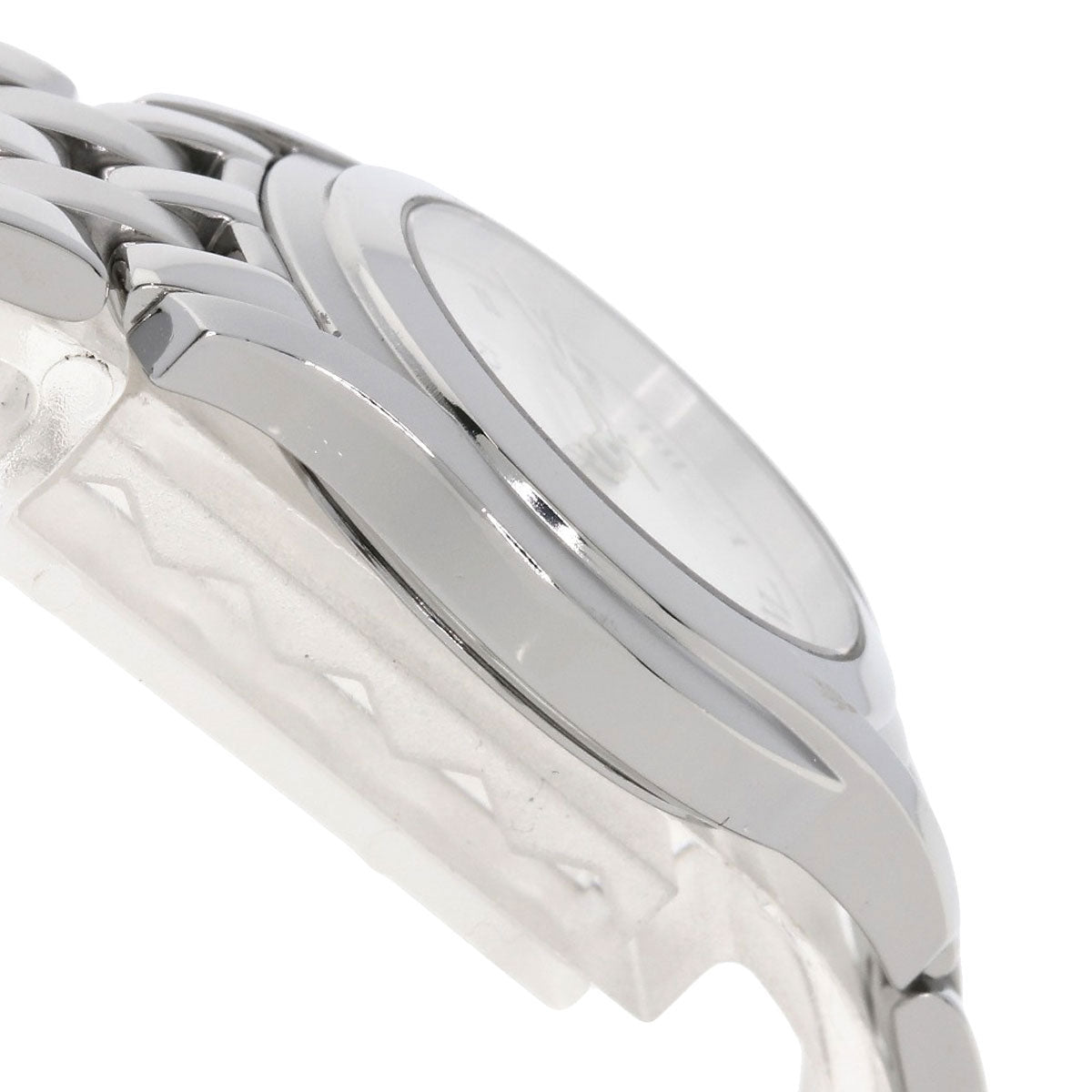 GUCCI Watches Quartz 5500L Stainless Steel , Stainless Steel Silver Round face Silver dial Women Used