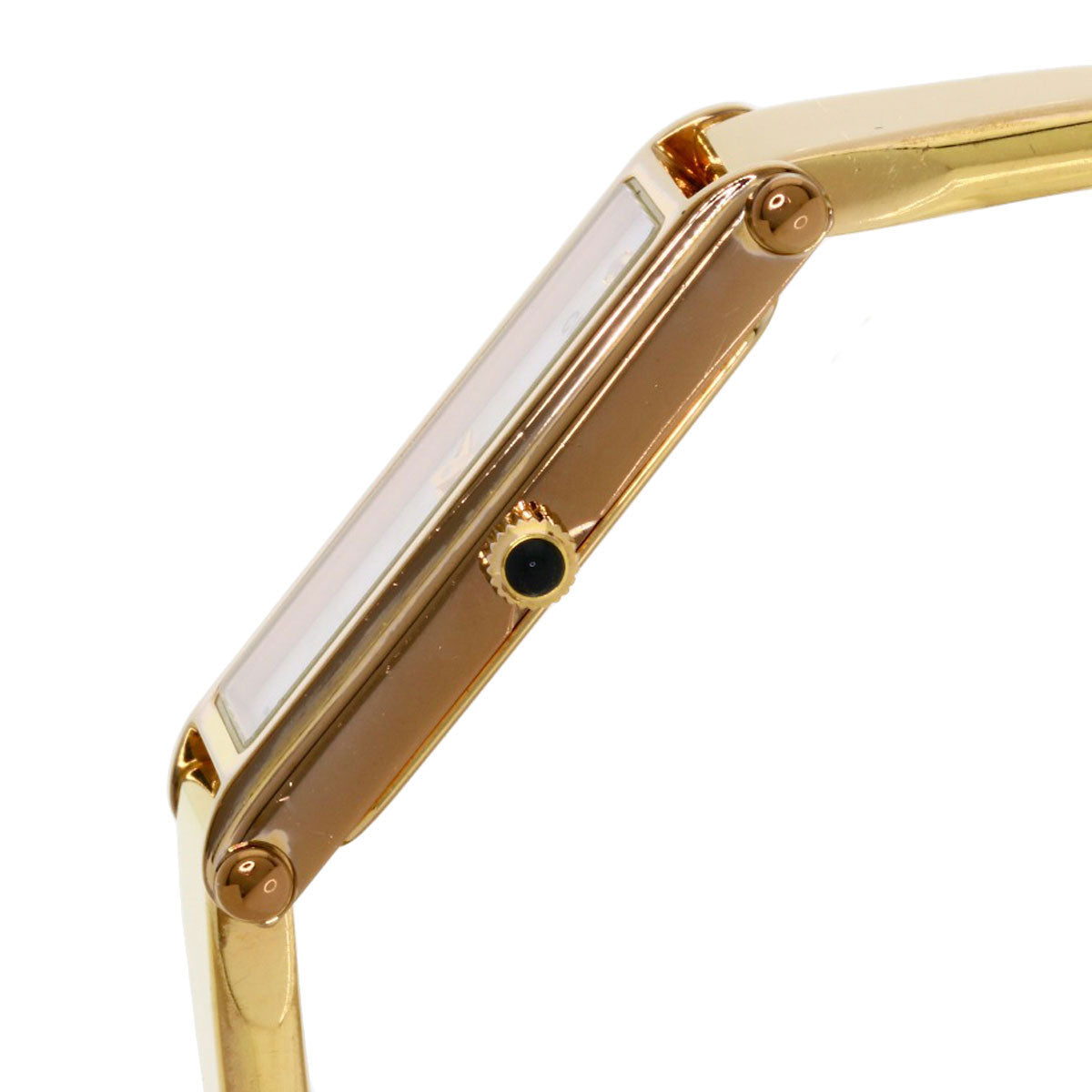 GUCCI Watches Quartz 1500L PGP , PGP gold Square face White shell dial Women Used
