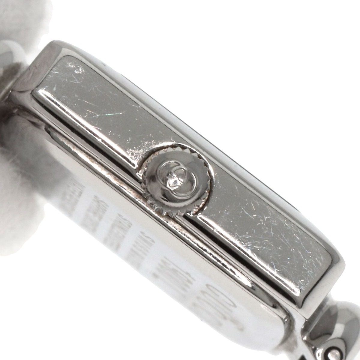 GUCCI Watches Quartz 1900L Stainless Steel Silver Square face black dial
