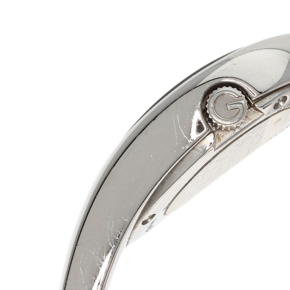 GUCCI Watches Quartz 103 Stainless Steel Silver Horsebit Bezel Diamond white dial