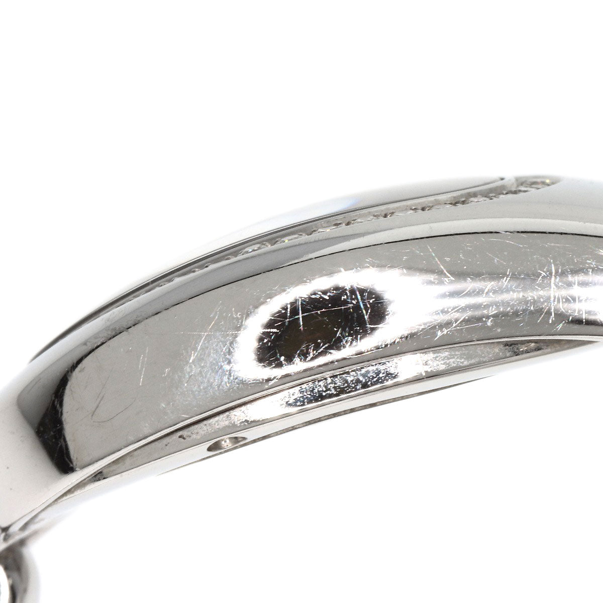 GUCCI Watches Quartz 103 Stainless Steel Silver Horsebit Bezel Diamond white dial