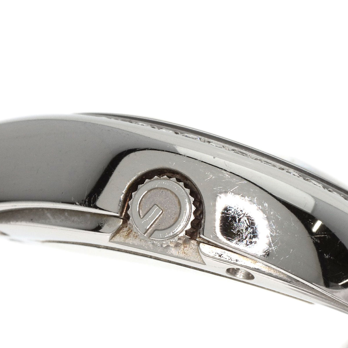 GUCCI Watches Quartz 103 Stainless Steel Silver Horsebit Bezel Diamond white dial
