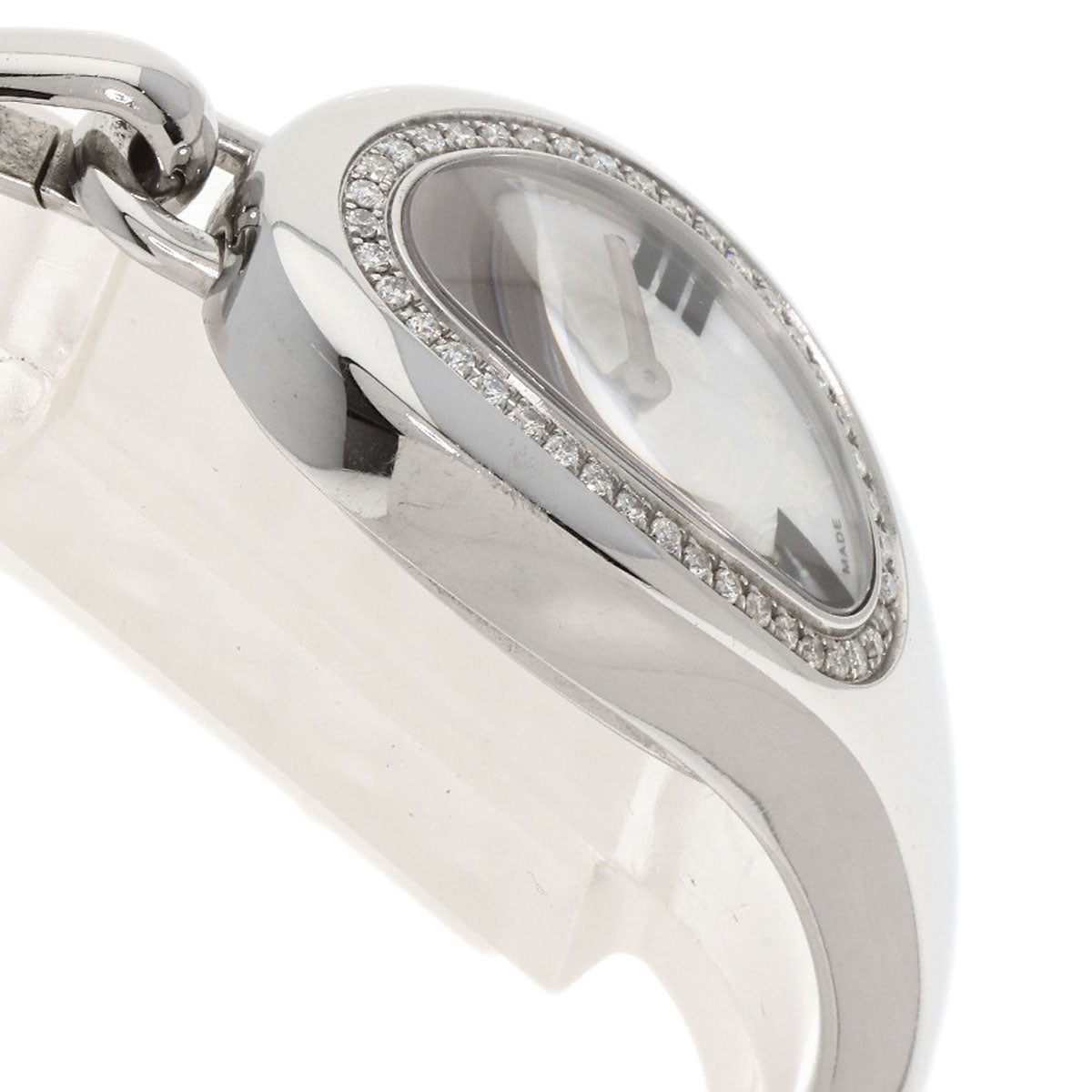 GUCCI Watches Quartz 103 Stainless Steel Silver Horsebit Bezel Diamond white dial