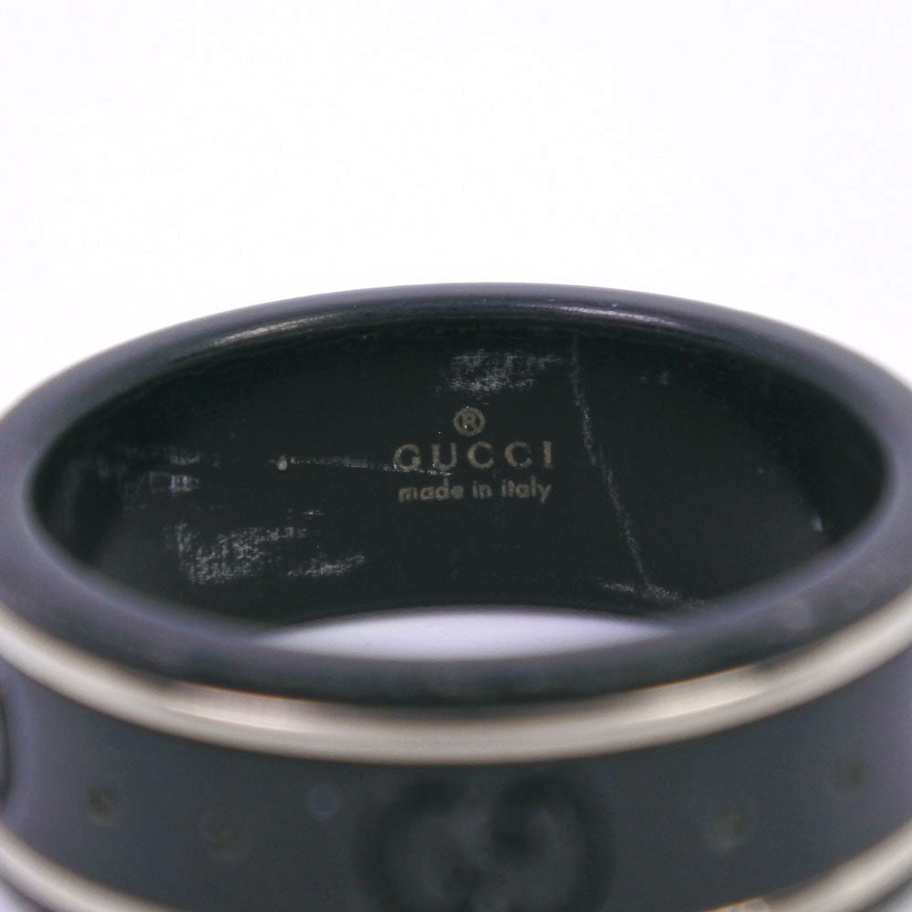GUCCI Ring ceramic black icon Women 11 Used