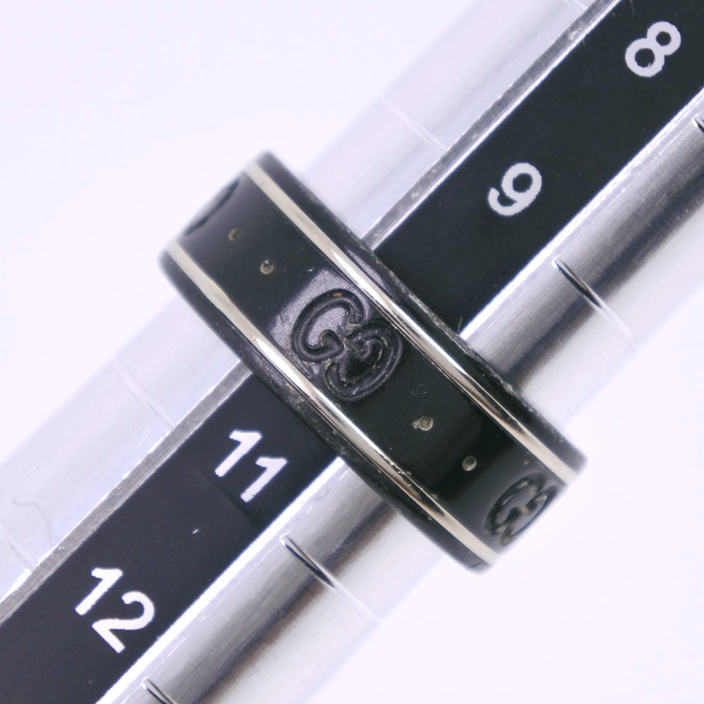 GUCCI Ring ceramic black icon Women 11 Used
