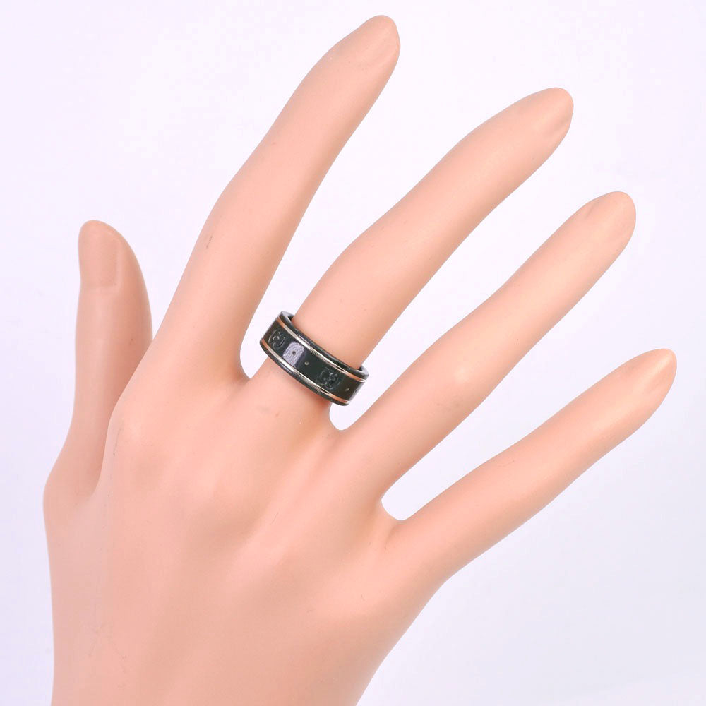 GUCCI Ring ceramic black icon Women 11 Used