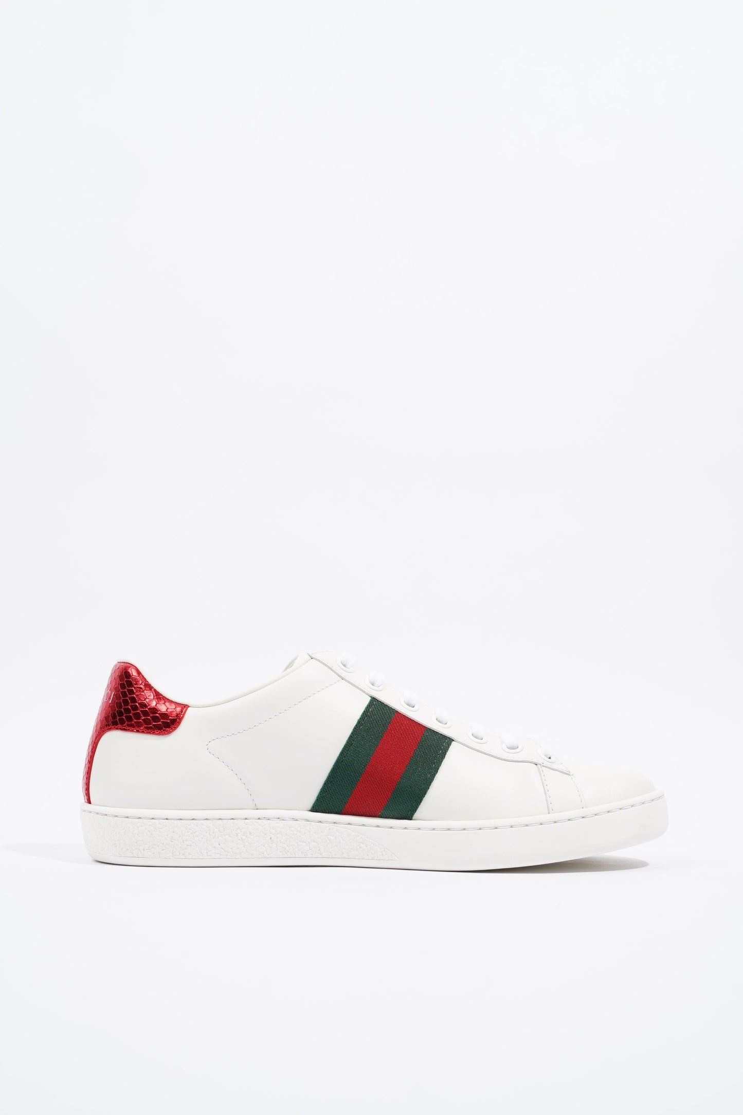 Gucci Ace Bee White / Red / Green Leather EU 37 UK 4