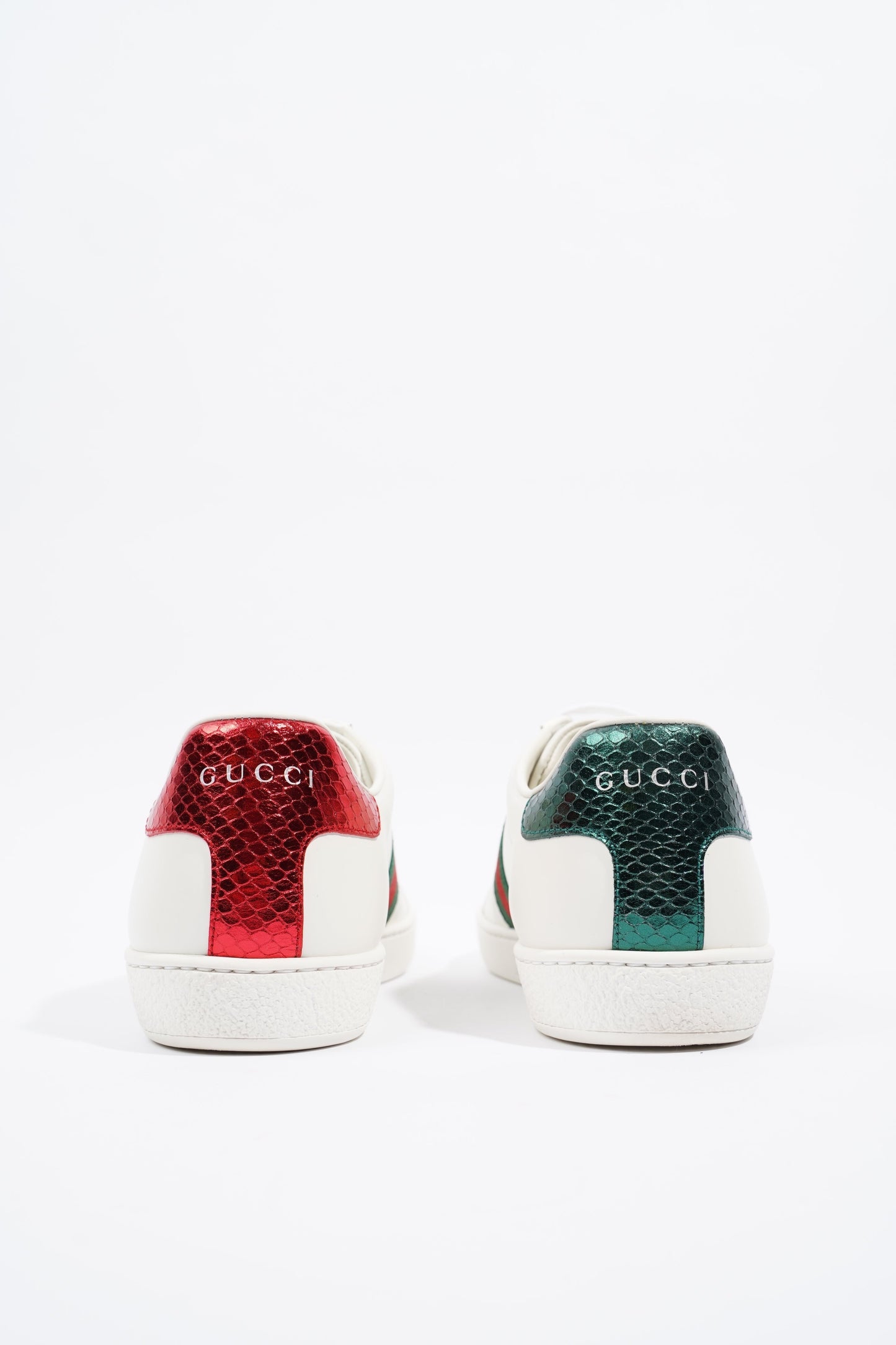 Gucci Ace Bee White / Red / Green Leather EU 37 UK 4
