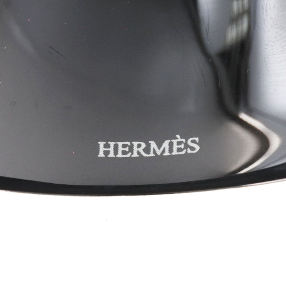 HERMES Bangle Lacquerwood Black / white Women S Used