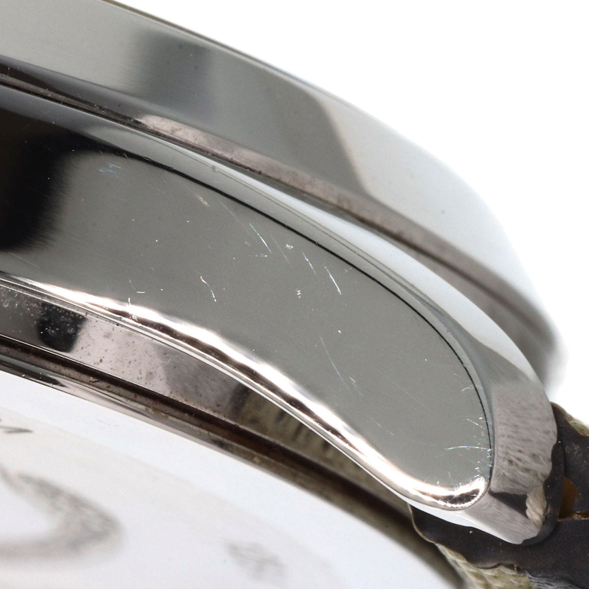 GUCCI Watches Quartz 126.4 Stainless Steel, Leather Silver G timeless hologram hologram dial mens Used