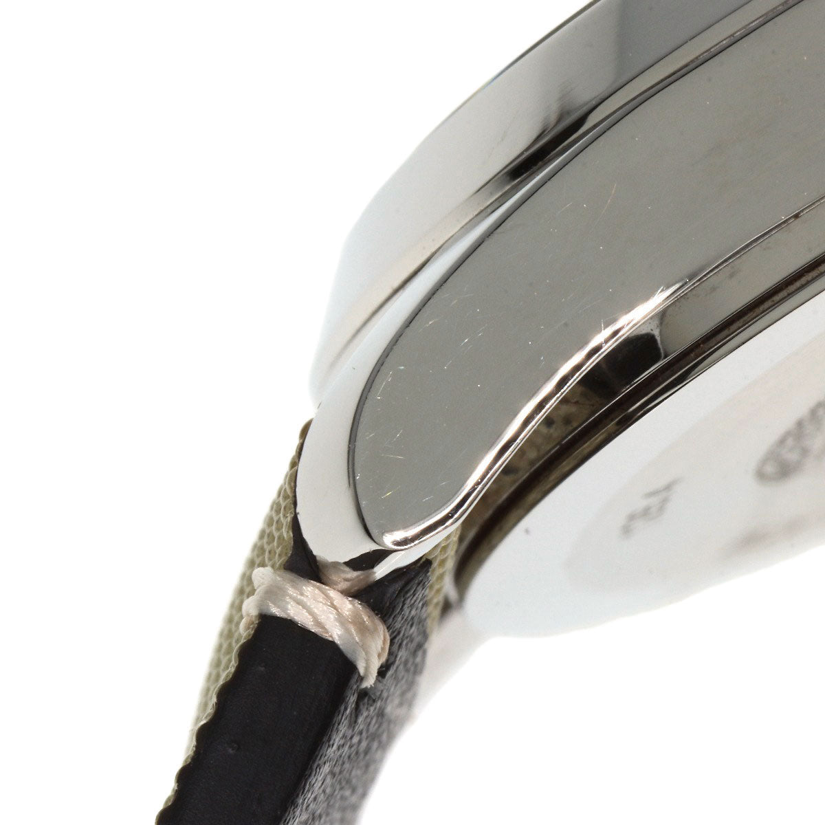GUCCI Watches Quartz 126.4 Stainless Steel, Leather Silver G timeless hologram hologram dial mens Used