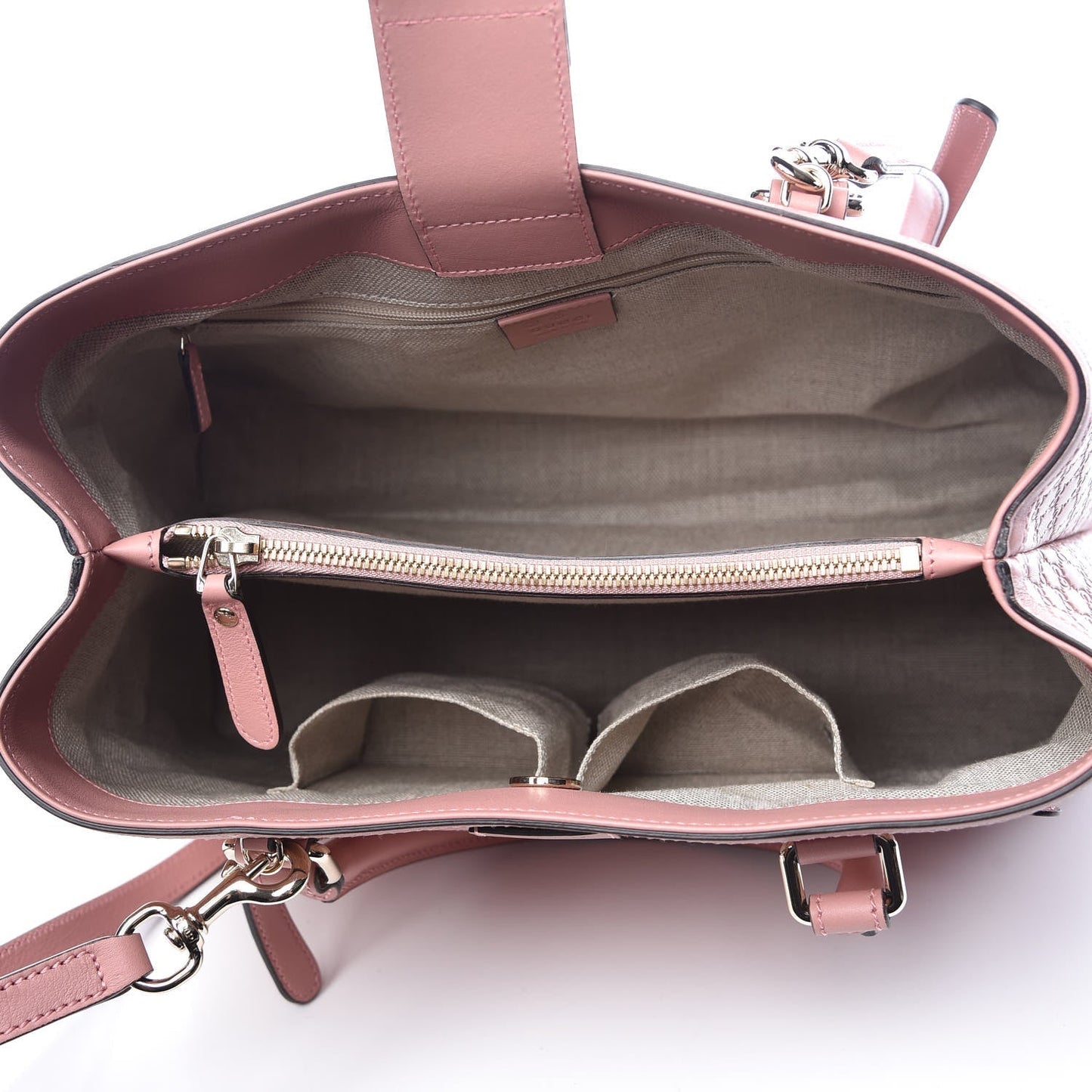 Gucci Soft Microguccissima Medium Tote in Soft Pink