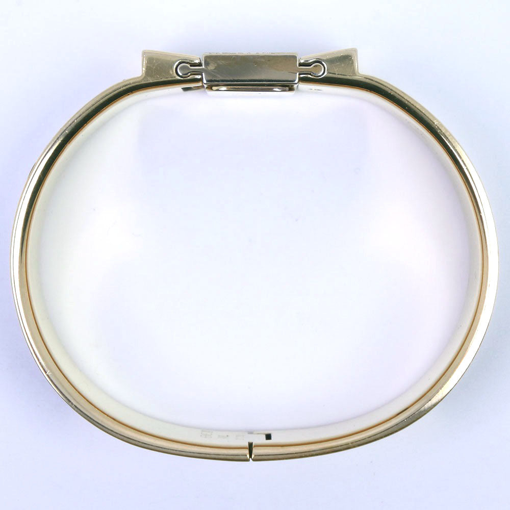 HERMES Watches Quartz L01.201 Plated Gold , Leather gold Location gold dial Women Used