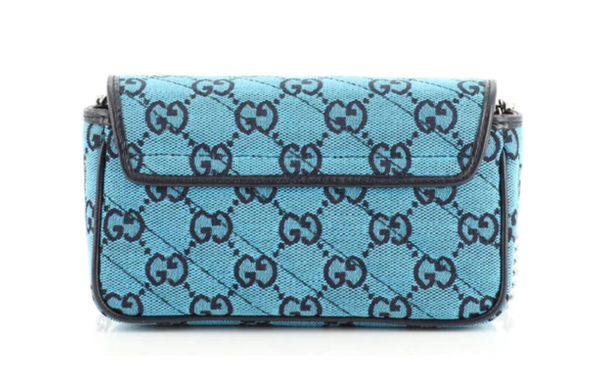 Gucci GG Marmont Mini Bag in Blue
