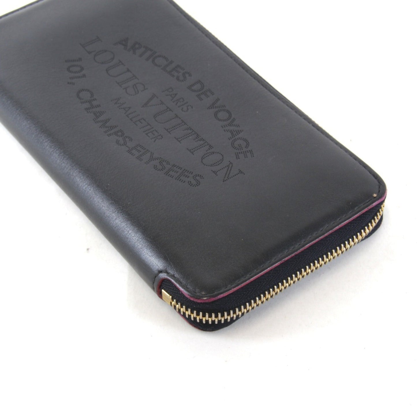 Louis Vuitton  Leather Long Wallet (Bi-Fold)