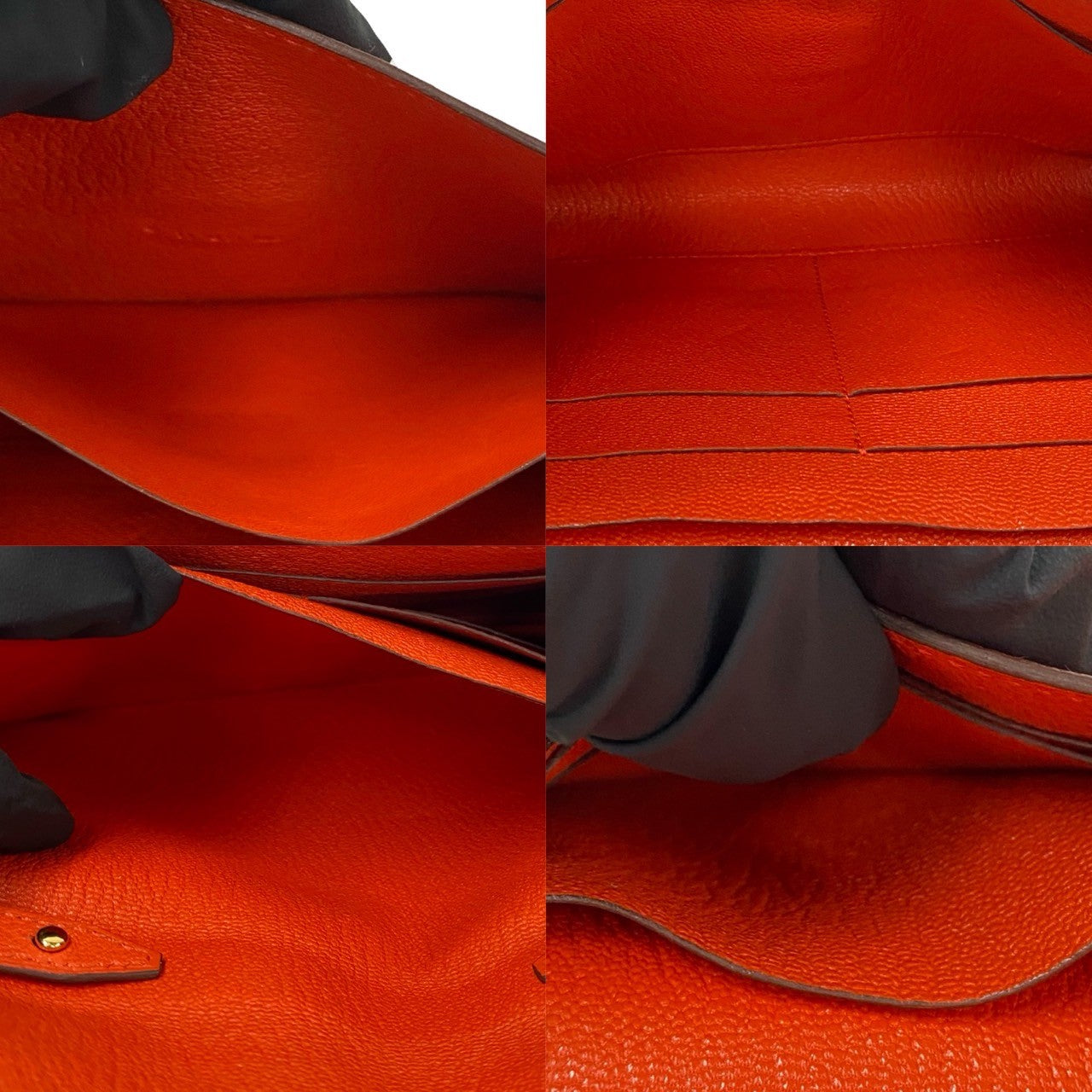 HERMES Shoulder Bag Negonda Orange Click 16