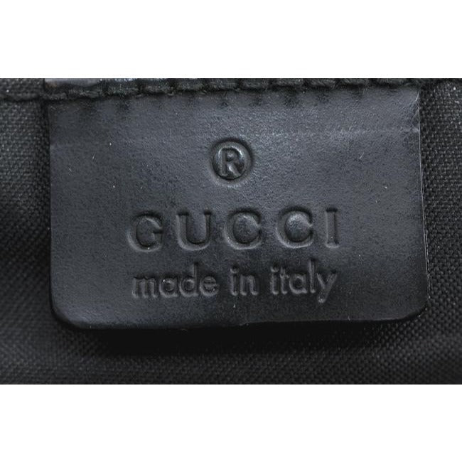 Gucci Gg Supreme Portfolio Messenger Bagmessenger Black Guccissima Print Leather And Coated Canvas L