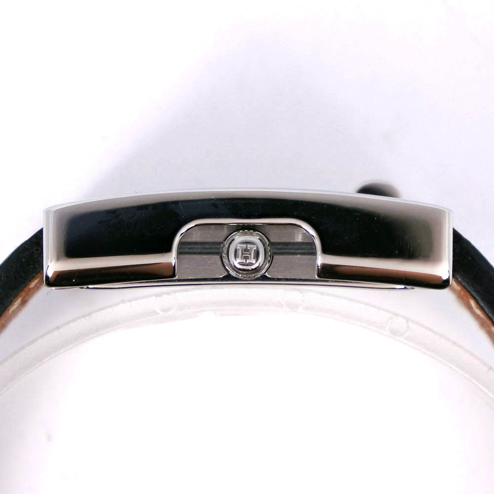 HERMES Watches Quartz BE1.210 Stainless Steel , Leather light blue Belt watch White dial Women Used