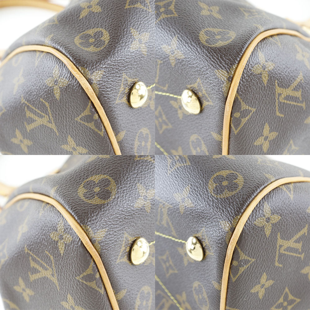 LOUIS VUITTON Handbag M40143 Monogram canvas Brown Tivoli PM