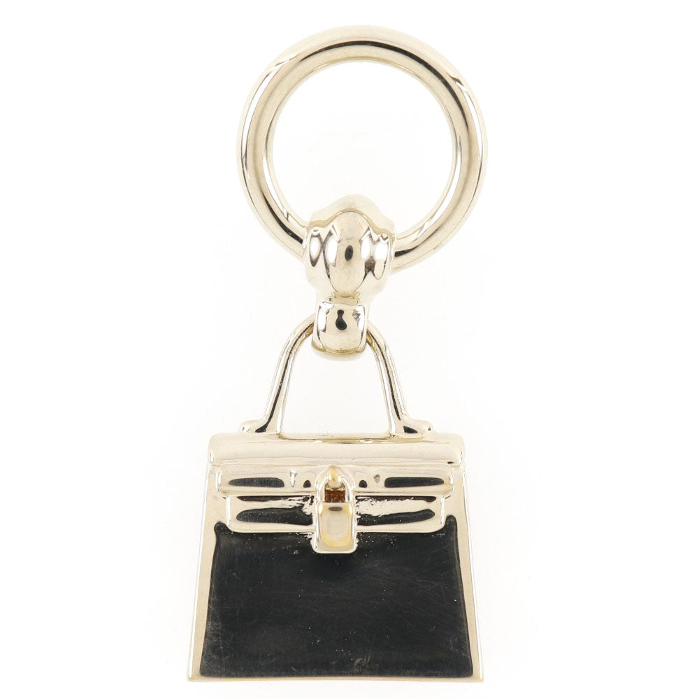 HERMES Scarf ring Plated Gold gold Mini Kelly Twillyring Women Used