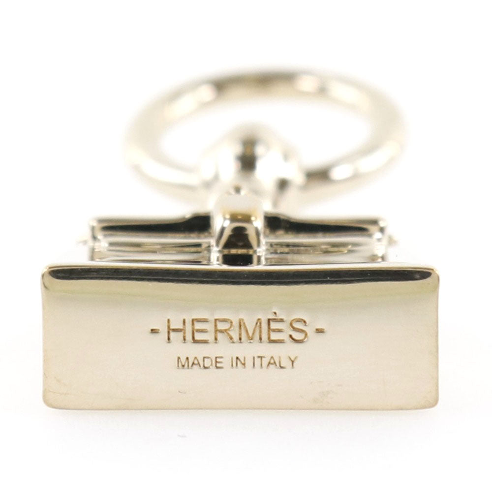 HERMES Scarf ring Plated Gold gold Mini Kelly Twillyring Women Used