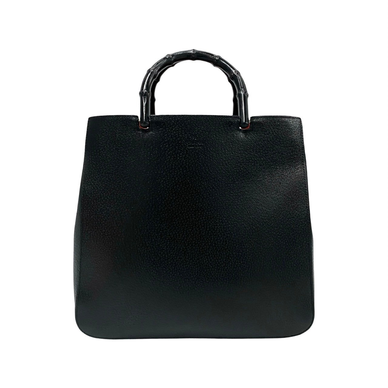 GUCCI Handbag leather black Bamboo
