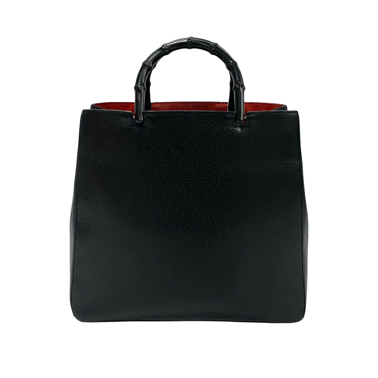 GUCCI Handbag leather black Bamboo