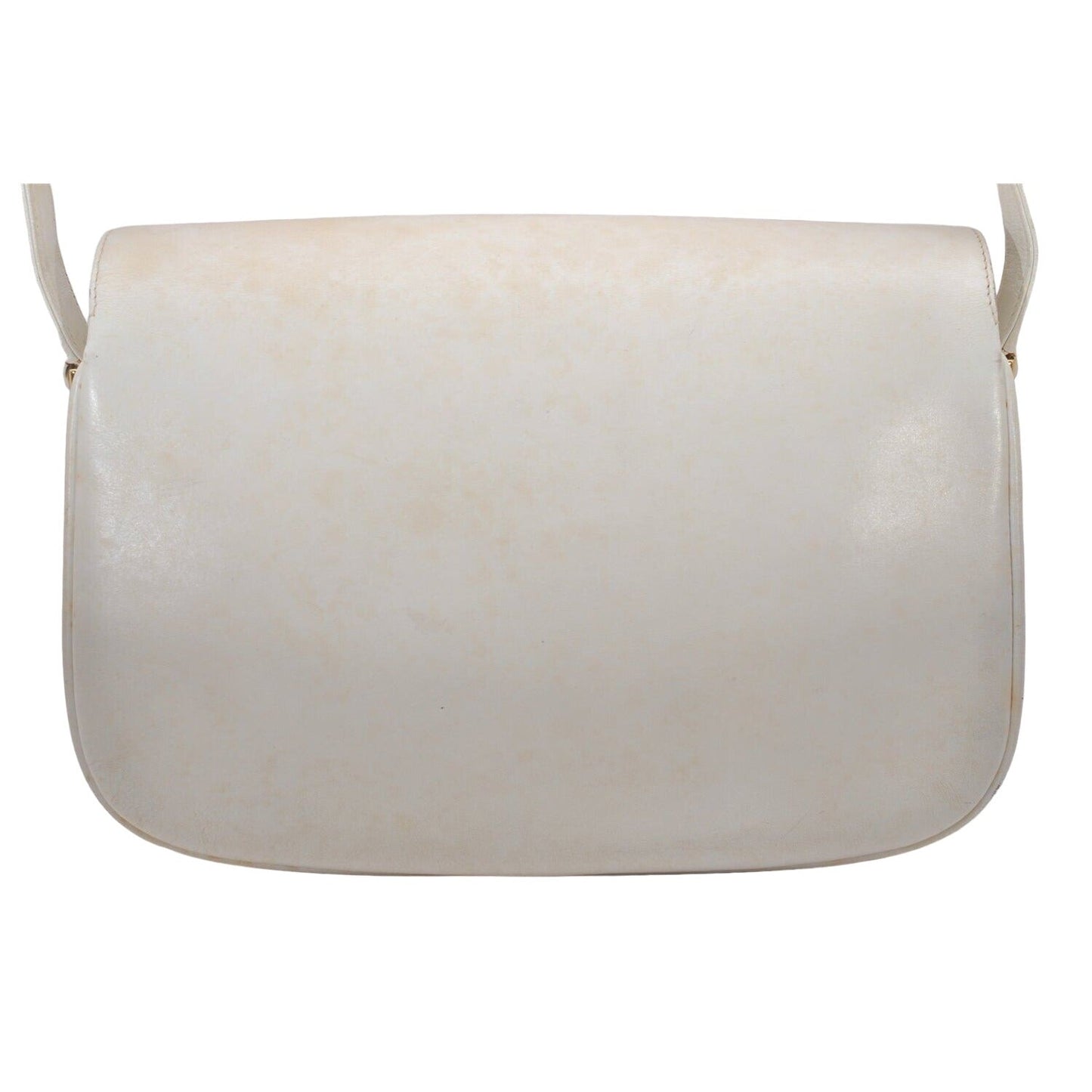 Gucci Ivory Leather 1955 Horse-bit Shoulder bag with two-tone hardware