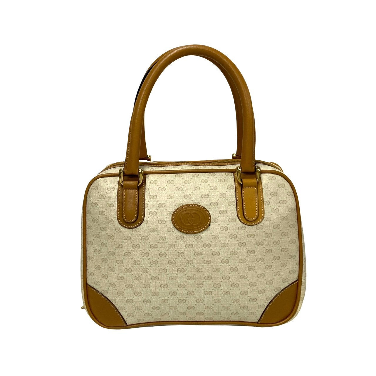 GUCCI Handbag leather Brown
