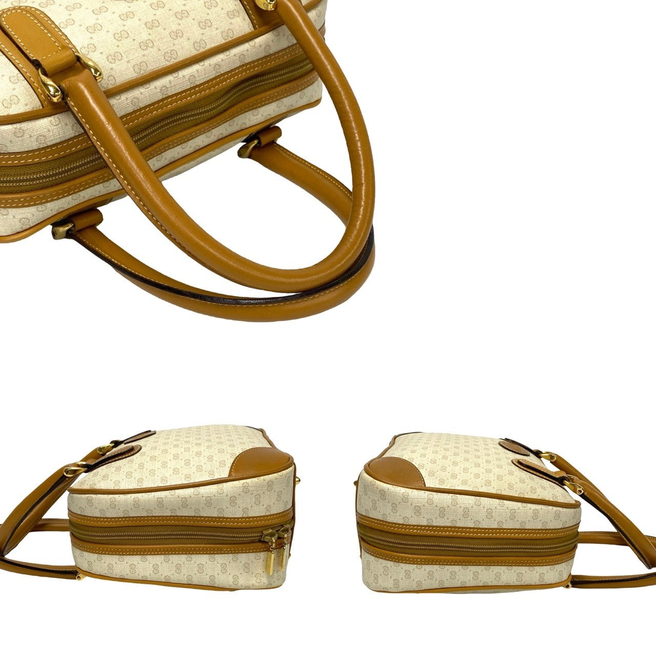 GUCCI Handbag leather Brown