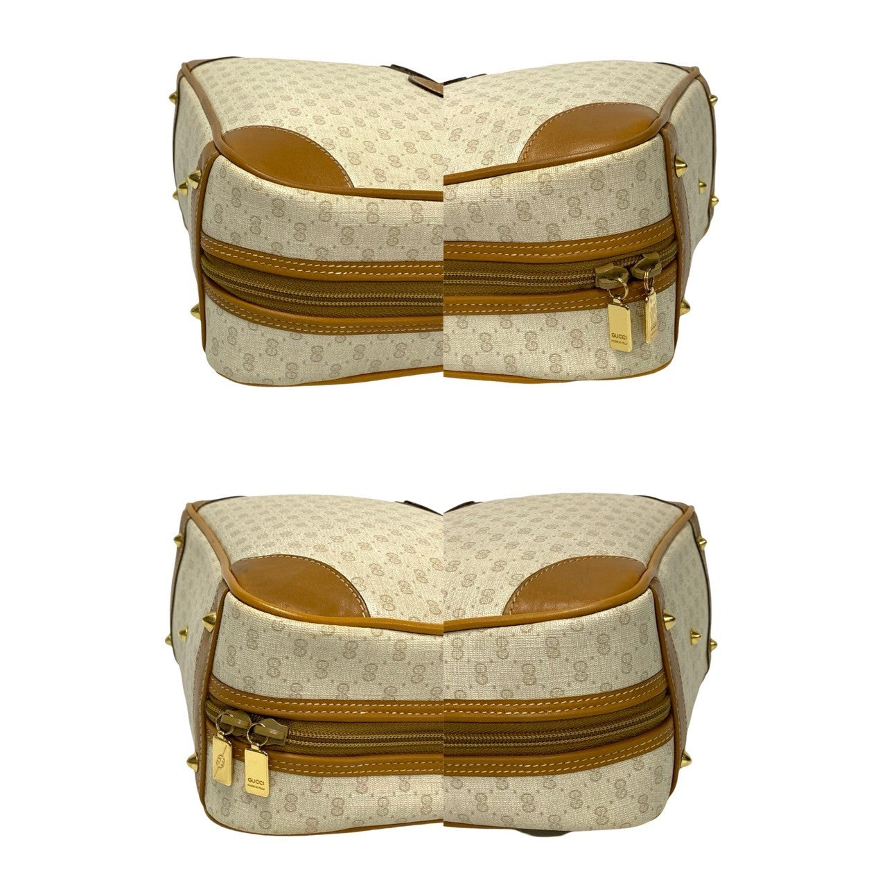 GUCCI Handbag leather Brown
