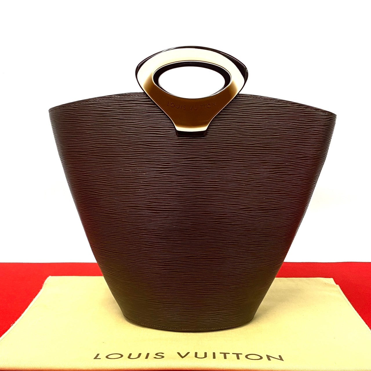 LOUIS VUITTON Handbag leather Brown Epi Noctumble