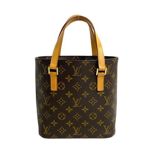 LOUIS VUITTON Handbag leather Brown Monogram VavinPM