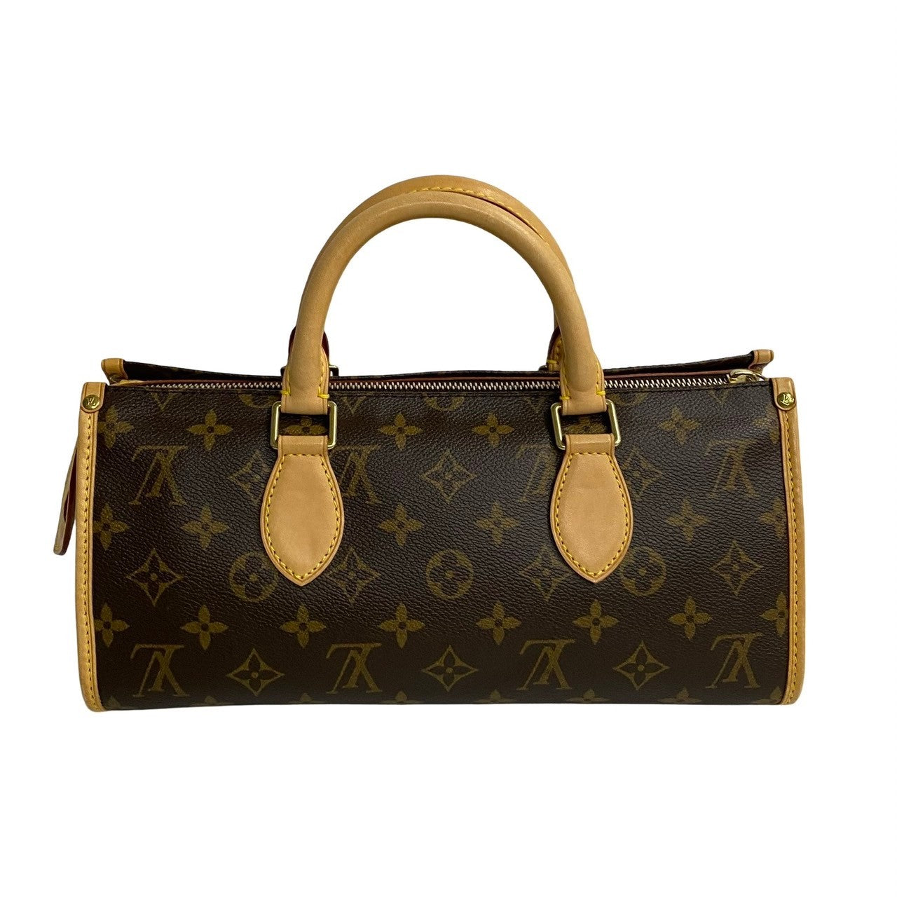 LOUIS VUITTON Handbag leather Brown Monogram Popan cool