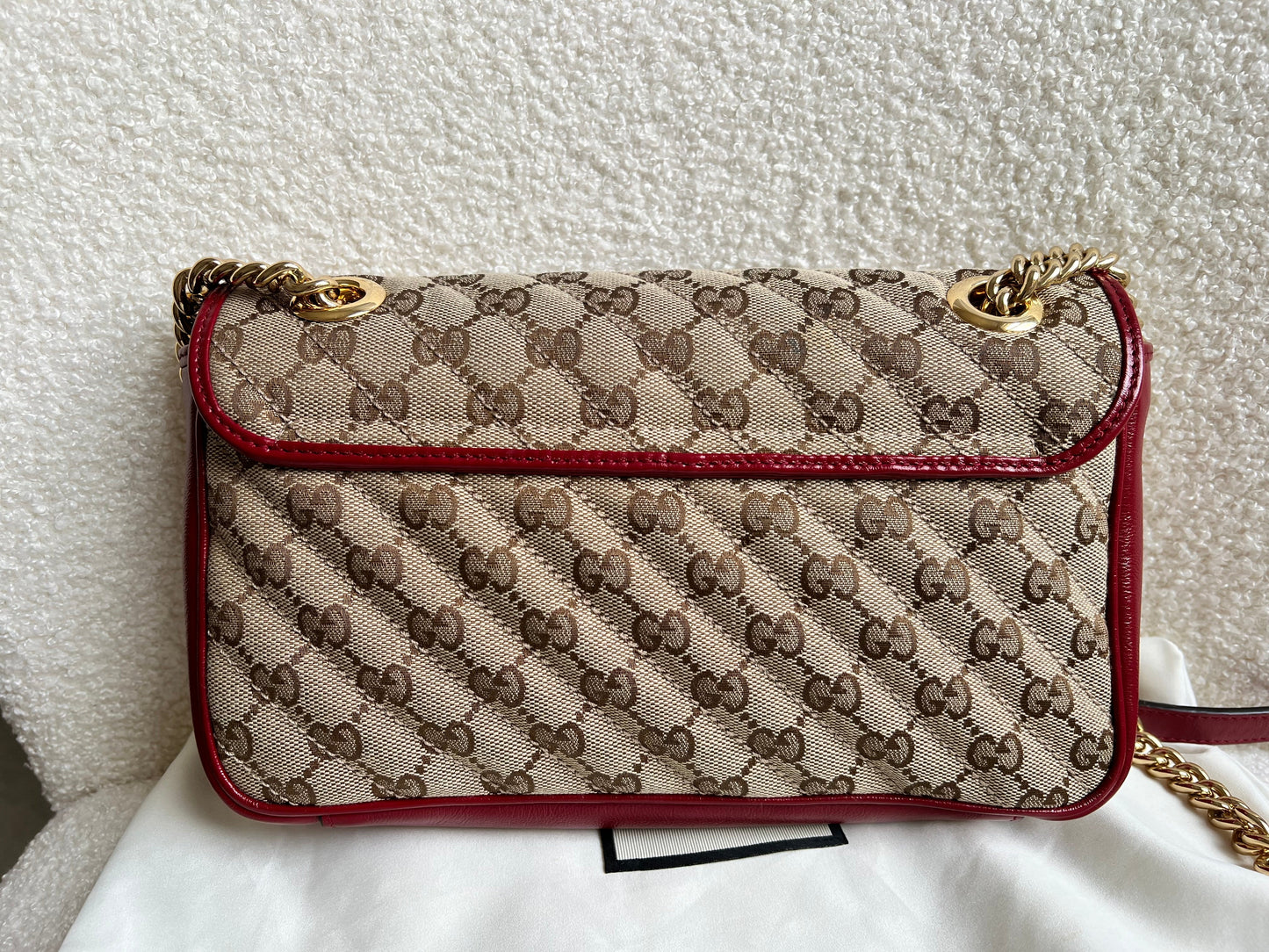 Gucci GG Beige Marmont Small Shoulder Bag (RRP £1,570)