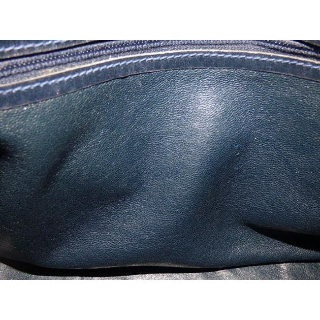 Gucci Supreme Shoulder Micro Guccissima Print Canvas Leather Body Blue Leather And Gg
