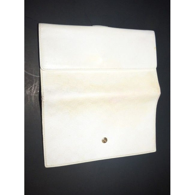 Gucci White Micro G Print Guccissima Wallet