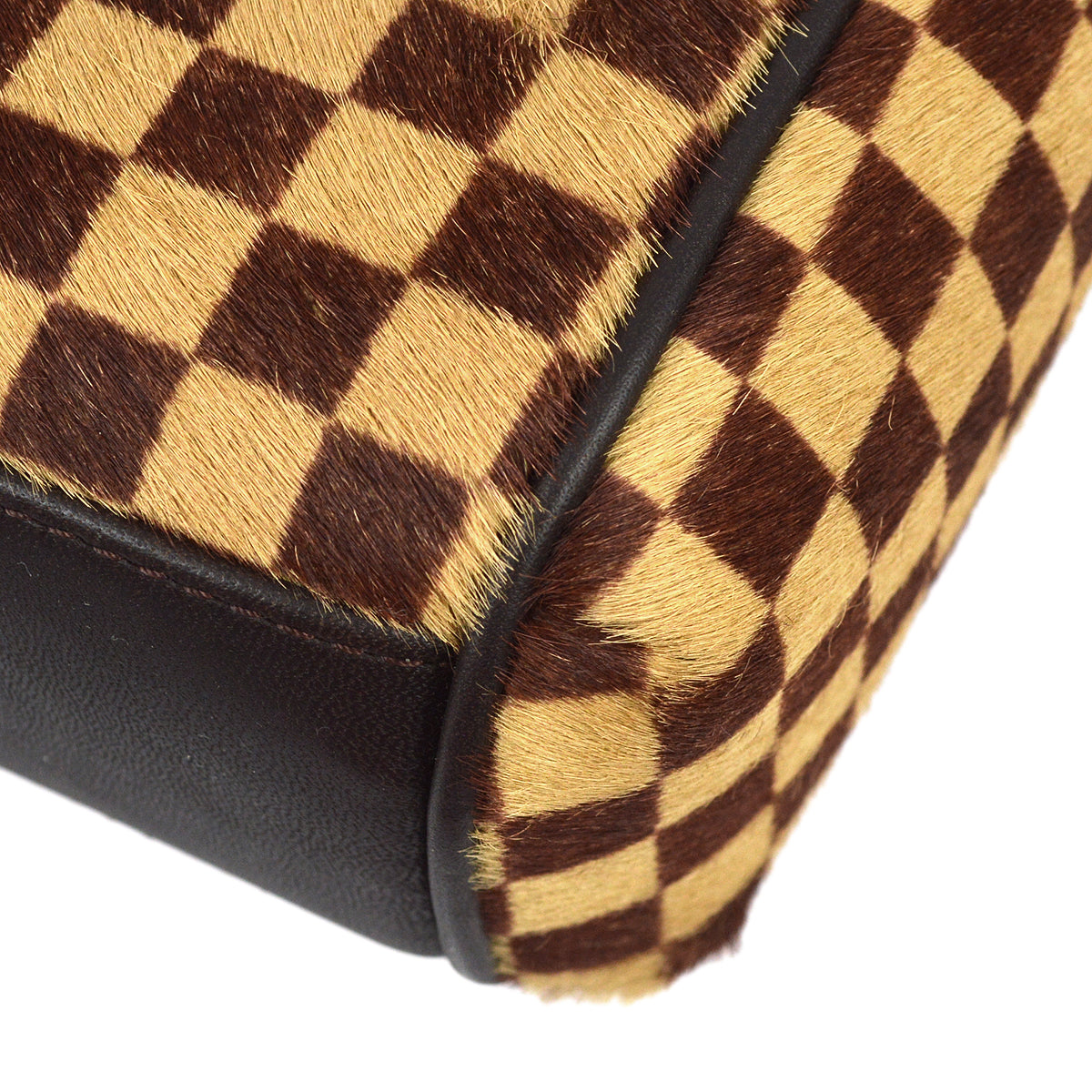Louis Vuitton 2001 Damier Sauvage Lion HandBag M92131