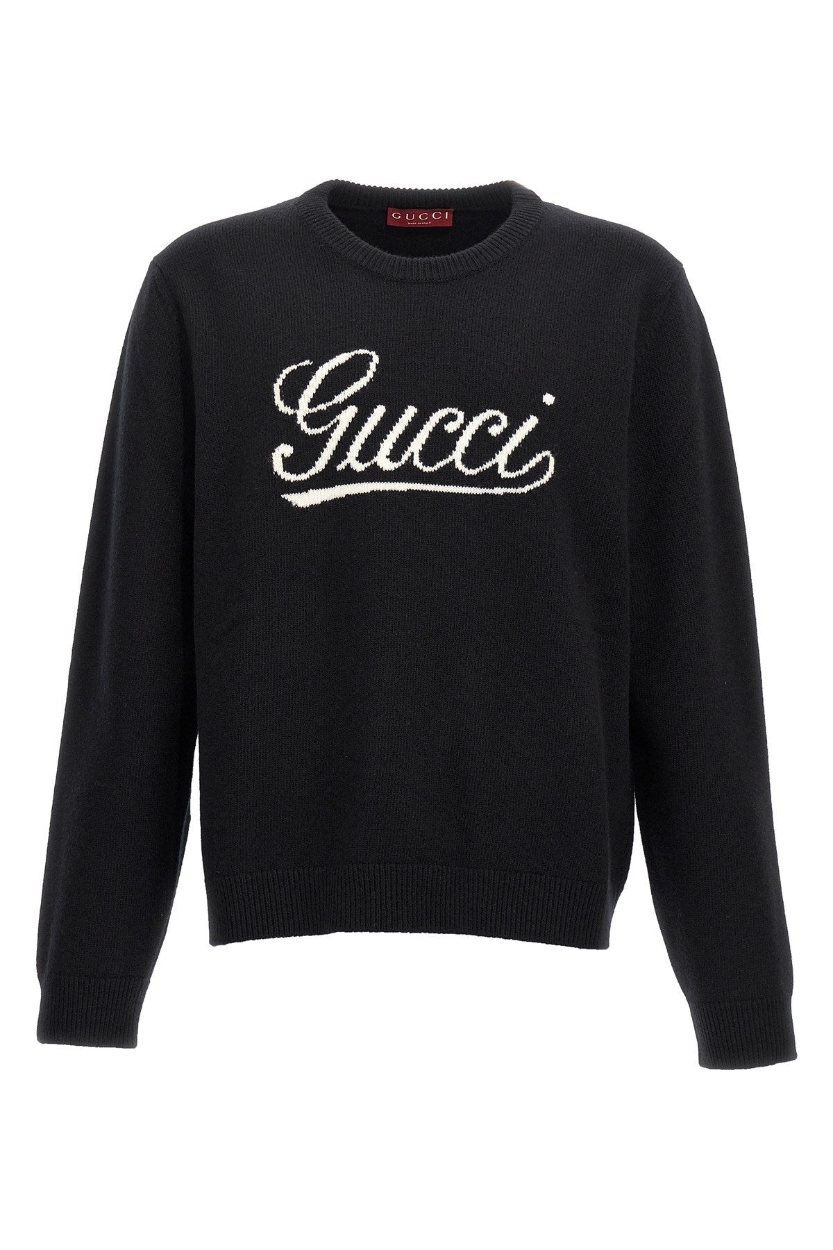 Gucci Men Logo Intarsia Sweater