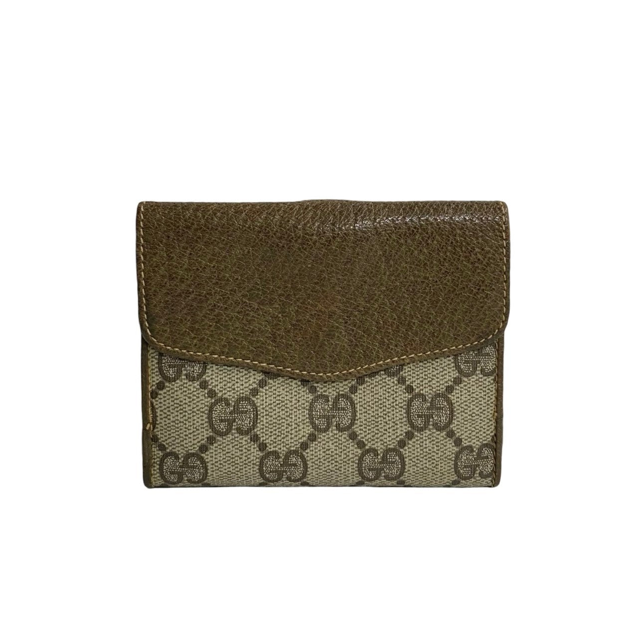 GUCCI Bifold Wallet leather Brown Sherry line