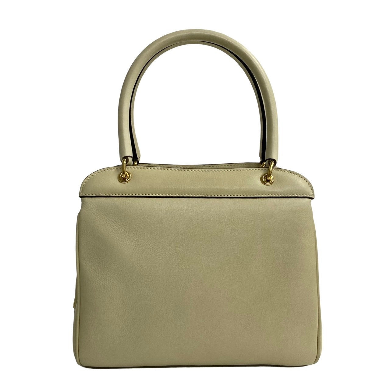 GUCCI Handbag leather white