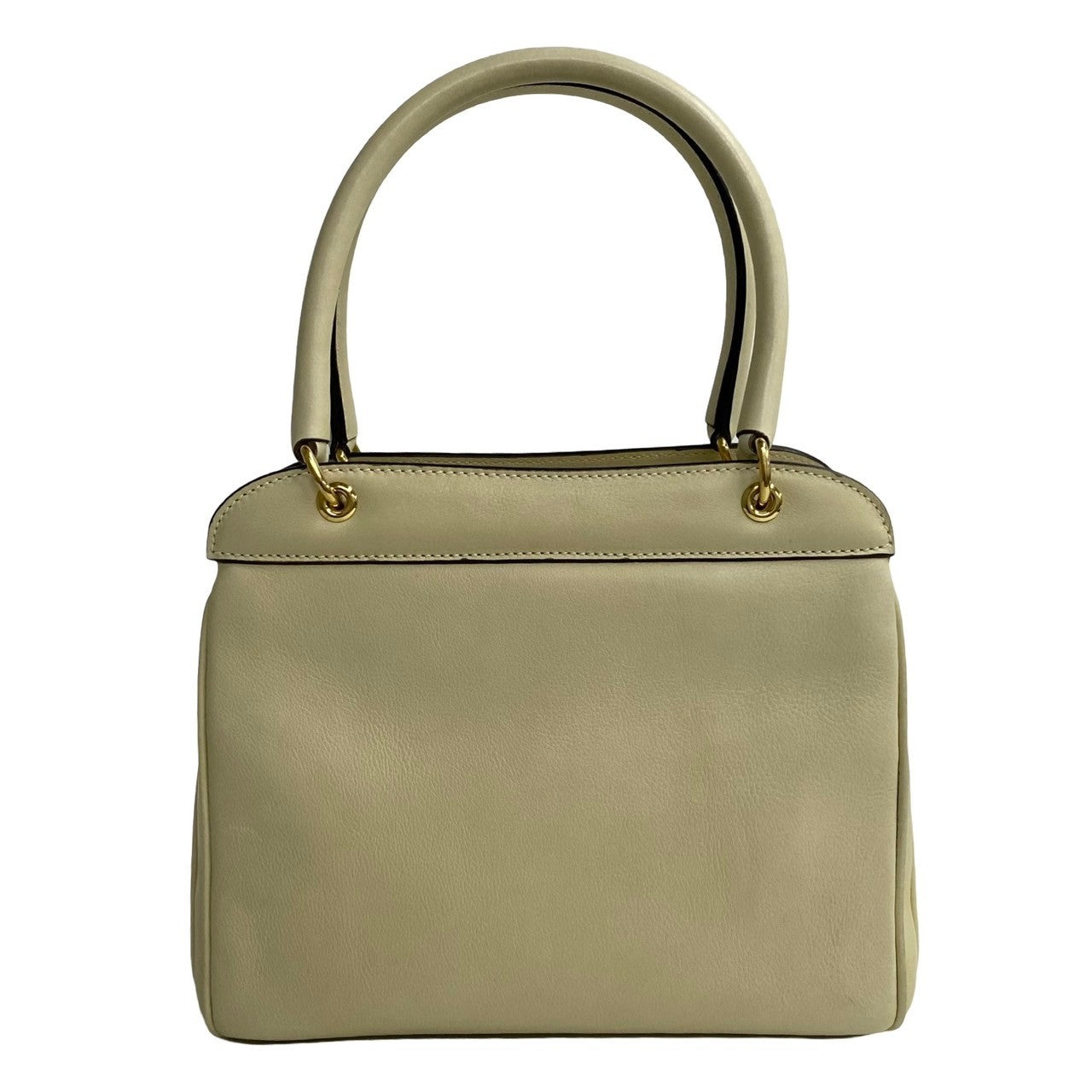 GUCCI Handbag leather white