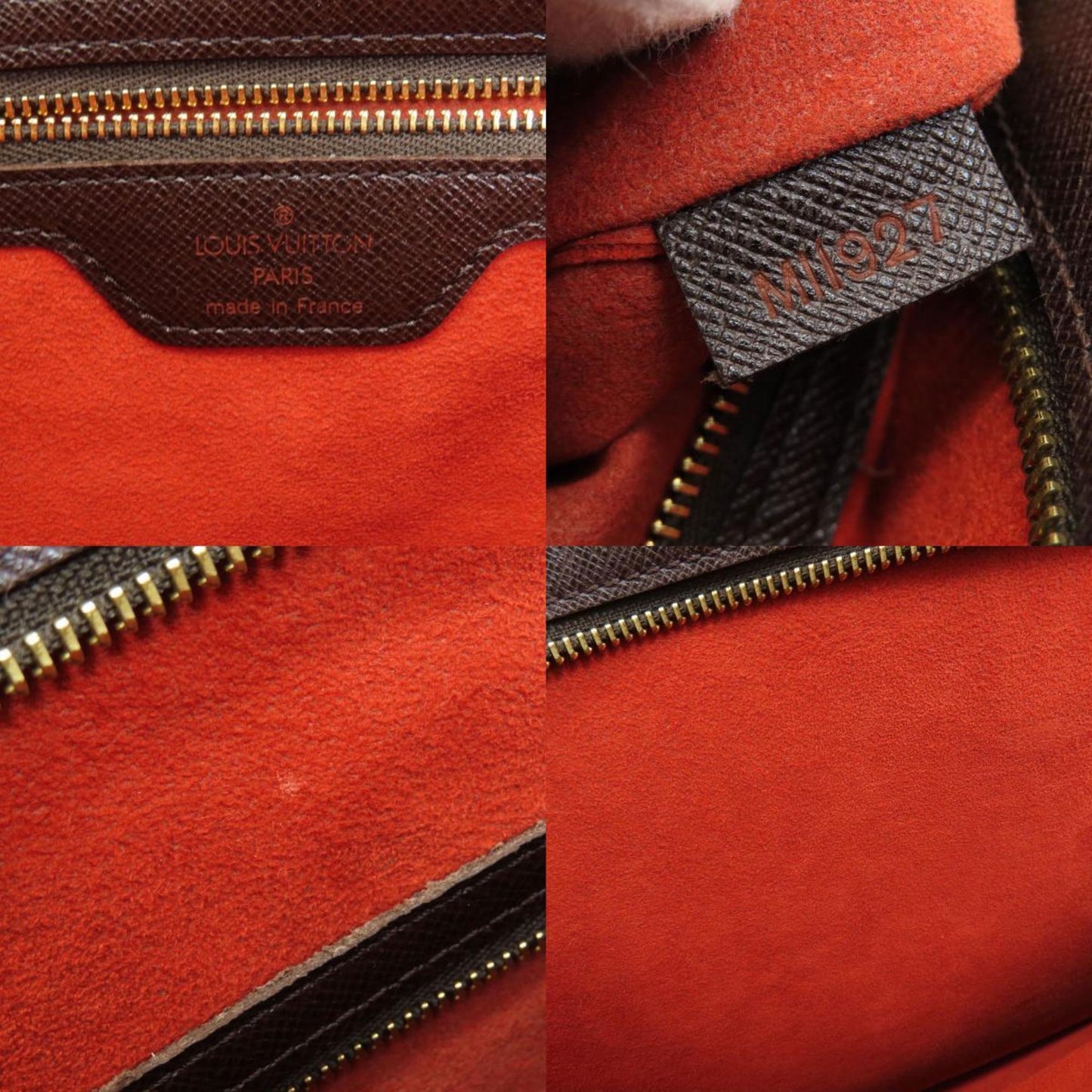 Louis Vuitton Damier Damier Canvas Ebene Damier Canvas Handbag
