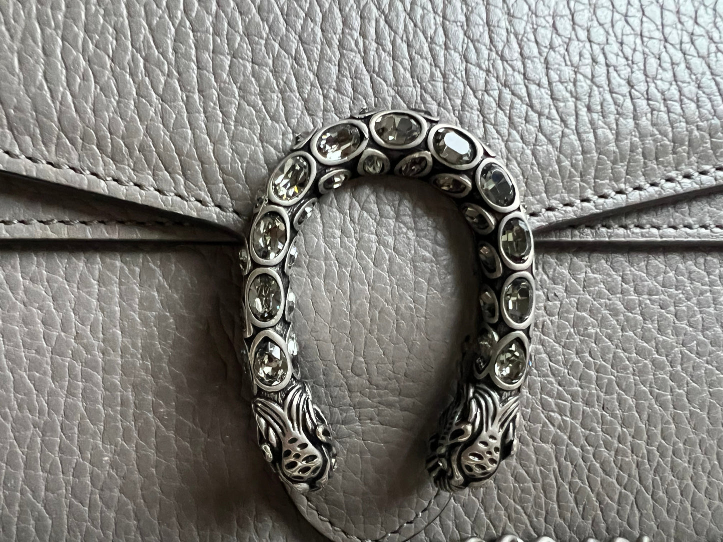Gucci Dionysus GG Grey Super Mini Shoulder Bag (RRP £985)